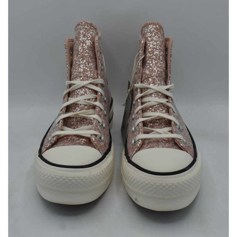 Converse Women 8.5 Chuck‎ Taylor All Star Glitter Metallic Platform Sneakers - Picture 2 of 13